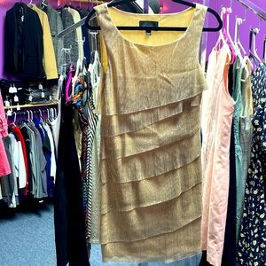 Connected apparel Gold Dress